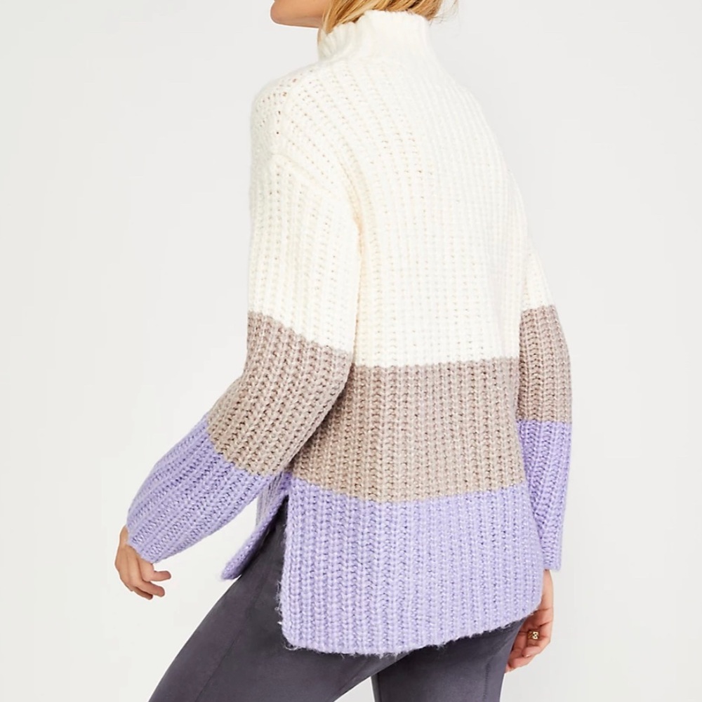 NWT Ann Taylor ombré wool blend turtleneck sweater